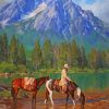 Cowboys And Indians Landscape Diamond Paintings