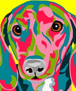 Dachshund Dog Colorful Diamond Paintings