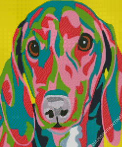 Dachshund Dog Colorful Diamond Paintings