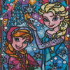 Disney Frozen Stained Glass Diamond Paintings