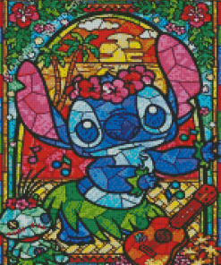 Disney Stitch Stained Glass Diamond Paintings