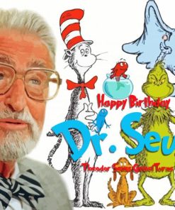 Dr Seuss Author Diamond Paintings