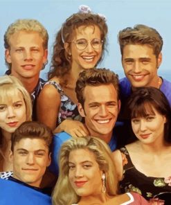 Drama Serie Beverly Hills 90210 Diamond Paintings