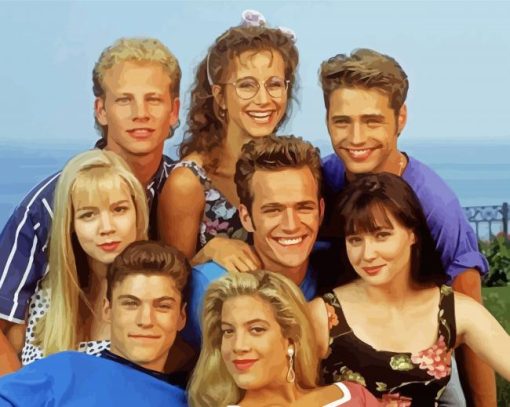 Drama Serie Beverly Hills 90210 Diamond Paintings