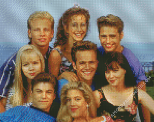 Drama Serie Beverly Hills 90210 Diamond Paintings