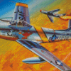 F86 Sabre Fighter Diamond Paintings