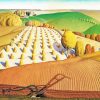 Fall Plowing Grant Wood Diamond Paintings