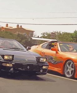 Fast And Furious Cars Diamond Paintings