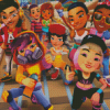 Female Subway Surfers Diamond Paintings