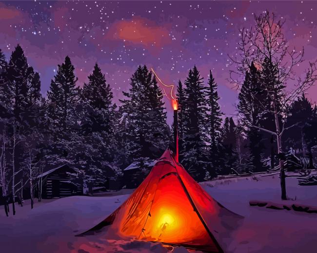 Forest And Camping Diamond Paintings