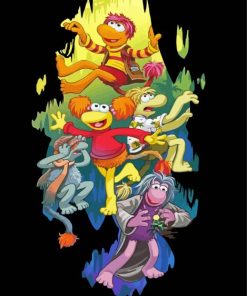 Fraggles Characters Animation Diamond Paintings