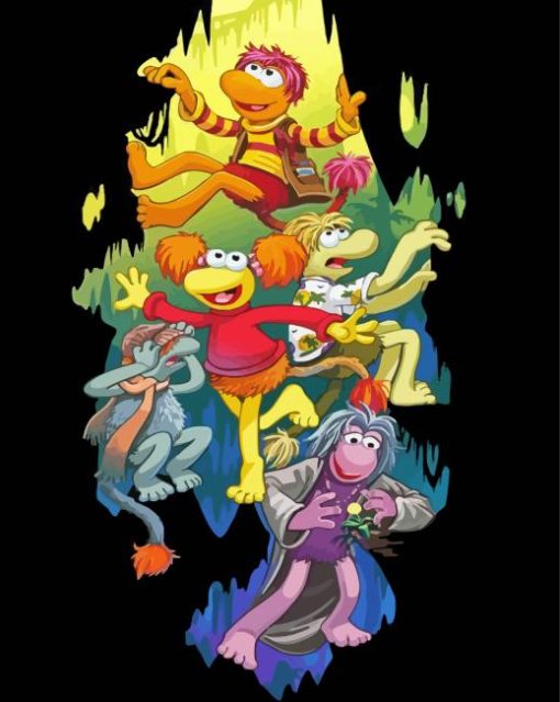 Fraggles Characters Animation Diamond Paintings