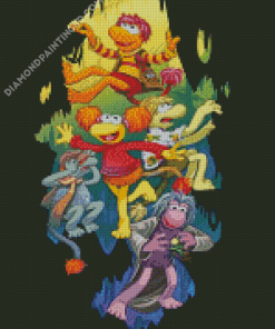 Fraggles Characters Animation Diamond Paintings