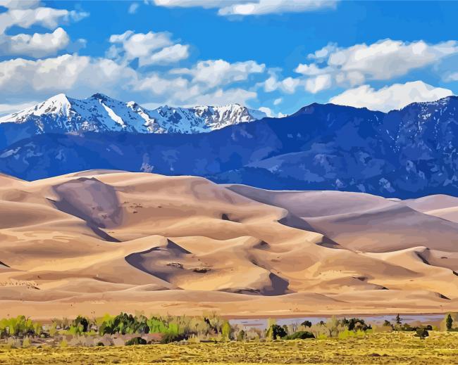 Great Sand Dunes National Park Diamond Paintings