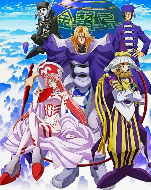 Hakyu Hoshin Engi Manga Diamond Paintings