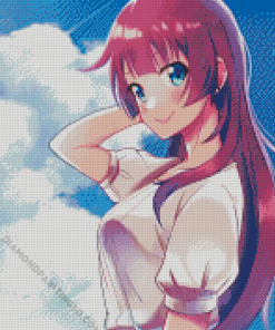 Hitagi Senjougahara Anime Diamond Paintings