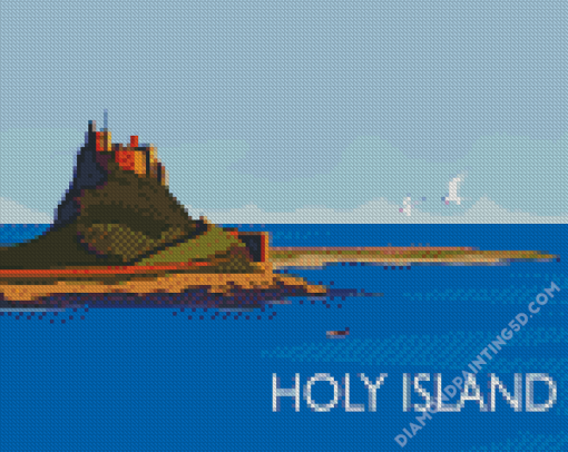 Holy Island of Lindisfarne Poster Diamond Paintings