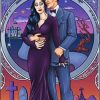 Illustration Morticia And Gomez Diamond Paintings