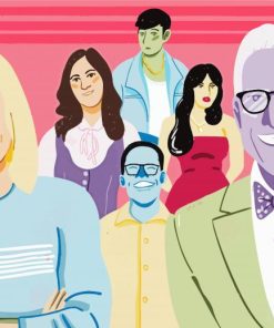 Illustration The Good Place Diamond Paintings