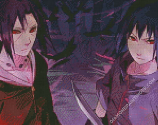 Itachi And Sasuke Naruto Anime Diamond Paintings