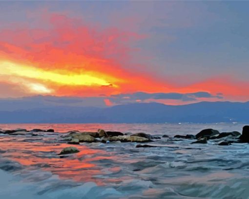 Italy Beach Seascapes Diamond Paintings