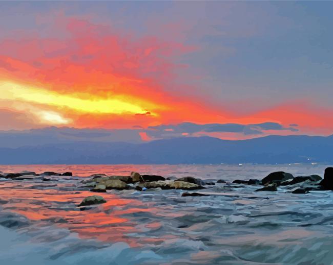 Italy Beach Seascapes Diamond Paintings