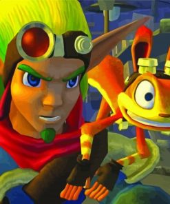 Jak And Daxter Illustration Diamond Paintings