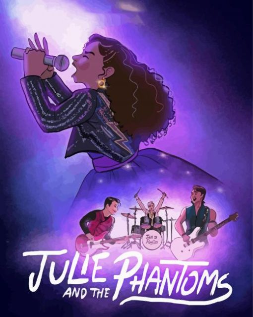 Julie And The Phantoms Poster Art Diamond Paintings