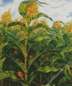 Kansas Cornfield John Steuart Curry Diamond Paintings