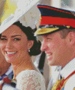 Kate Middleton And Her Husband Prince William Diamond Paintings