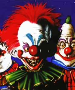 Killer Klowns From Outer Space Horror Movie Diamond Paintings