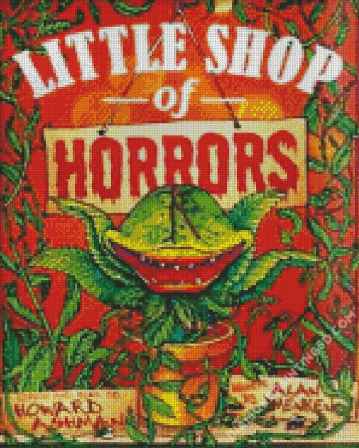 Little Shop of Horrors Movie Poster Diamond Paintings