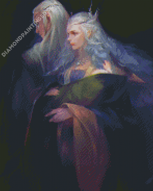 Lord Of The Rings Elf Couple Diamond Paintings