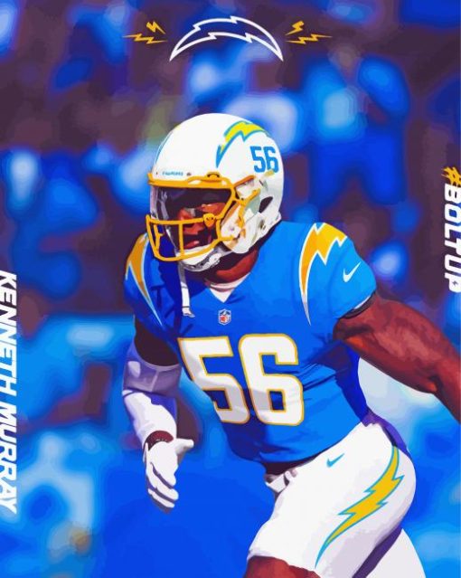 Los Angeles Chargers Player Poster Diamond Paintings