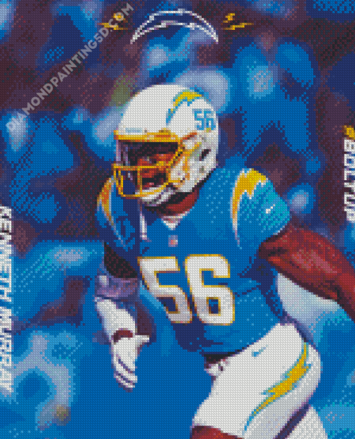 Los Angeles Chargers Player Poster Diamond Paintings