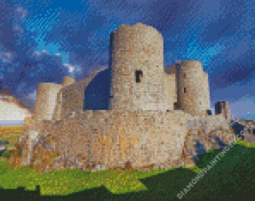 Medieval Harlech Castle Diamond Paintings