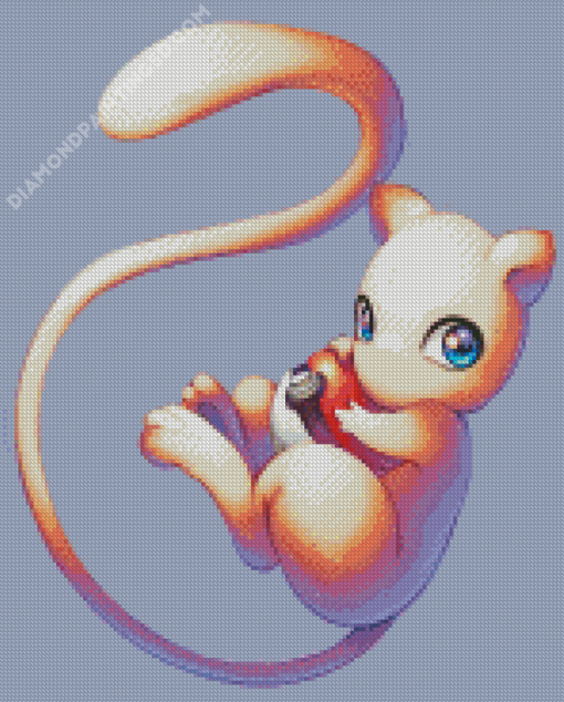 Mew Pokemon Diamond Paintings