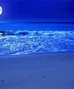 Moon and Ocean Diamond Paintings