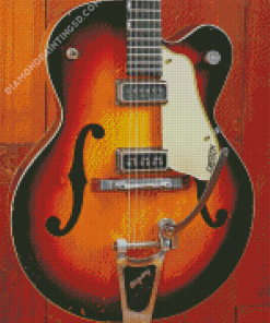 Music Instument Gretch Guitar Diamond Paintings