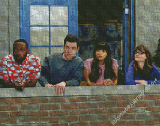 New Girl Movie Characters Diamond Paintings