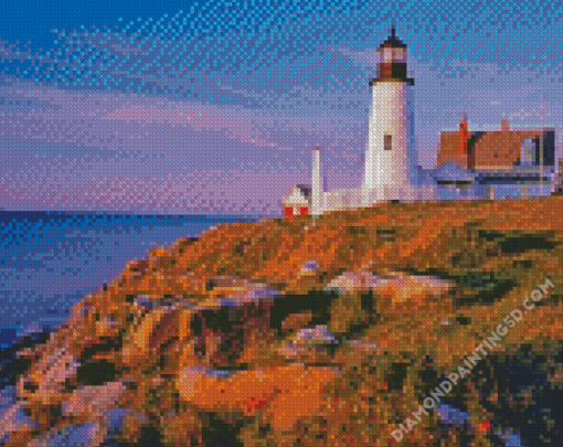 Pemaquid Point Light Diamond Paintings