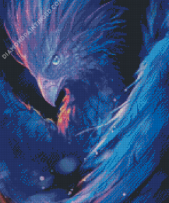 Phoenix Blue Bird Diamond Paintings