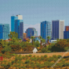 Phoenix City Buildings In Arizona Diamond Paintings