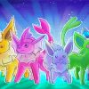 Pokemon Go Eeveelution Characters Diamond Paintings