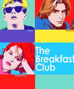 Pop Art Poster The Breakfast Club Diamond Paintings