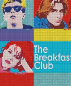 Pop Art Poster The Breakfast Club Diamond Paintings