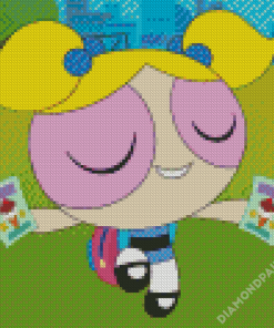 Powerpuff Girls Bubbles Character Diamond Paintings