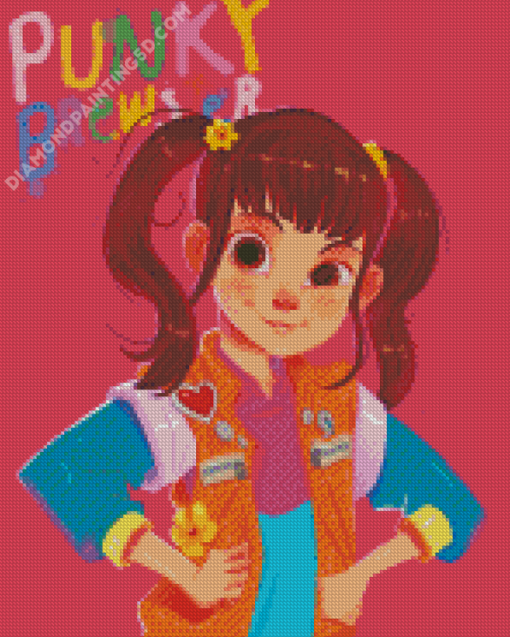 Punky Brewster Cartoon Poster Diamond Paintings