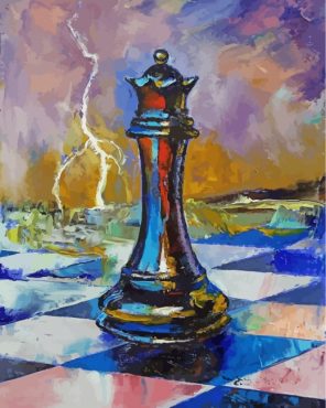 Queen Chess Piece Diamond Paintings