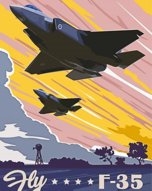 RAAF Poster Diamond Paintings